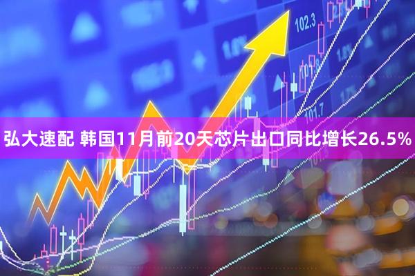 弘大速配 韩国11月前20天芯片出口同比增长26.5%